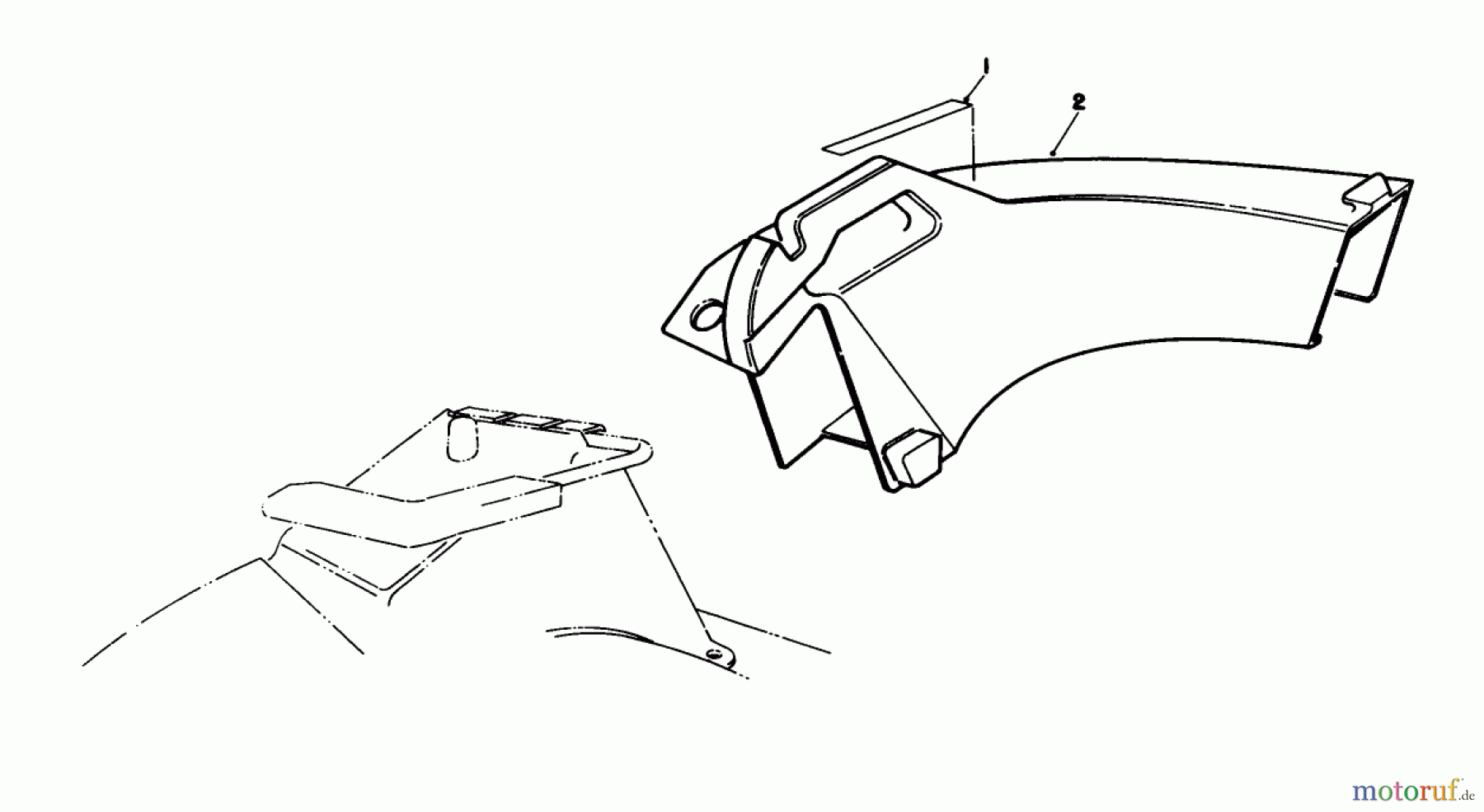  Toro Neu Mowers, Walk-Behind Seite 1 20584 - Toro Lawnmower, 1988 (8000001-8999999) SIDE DISCHARGE CHUTE MODEL NO. 59168 (OPTIONAL)