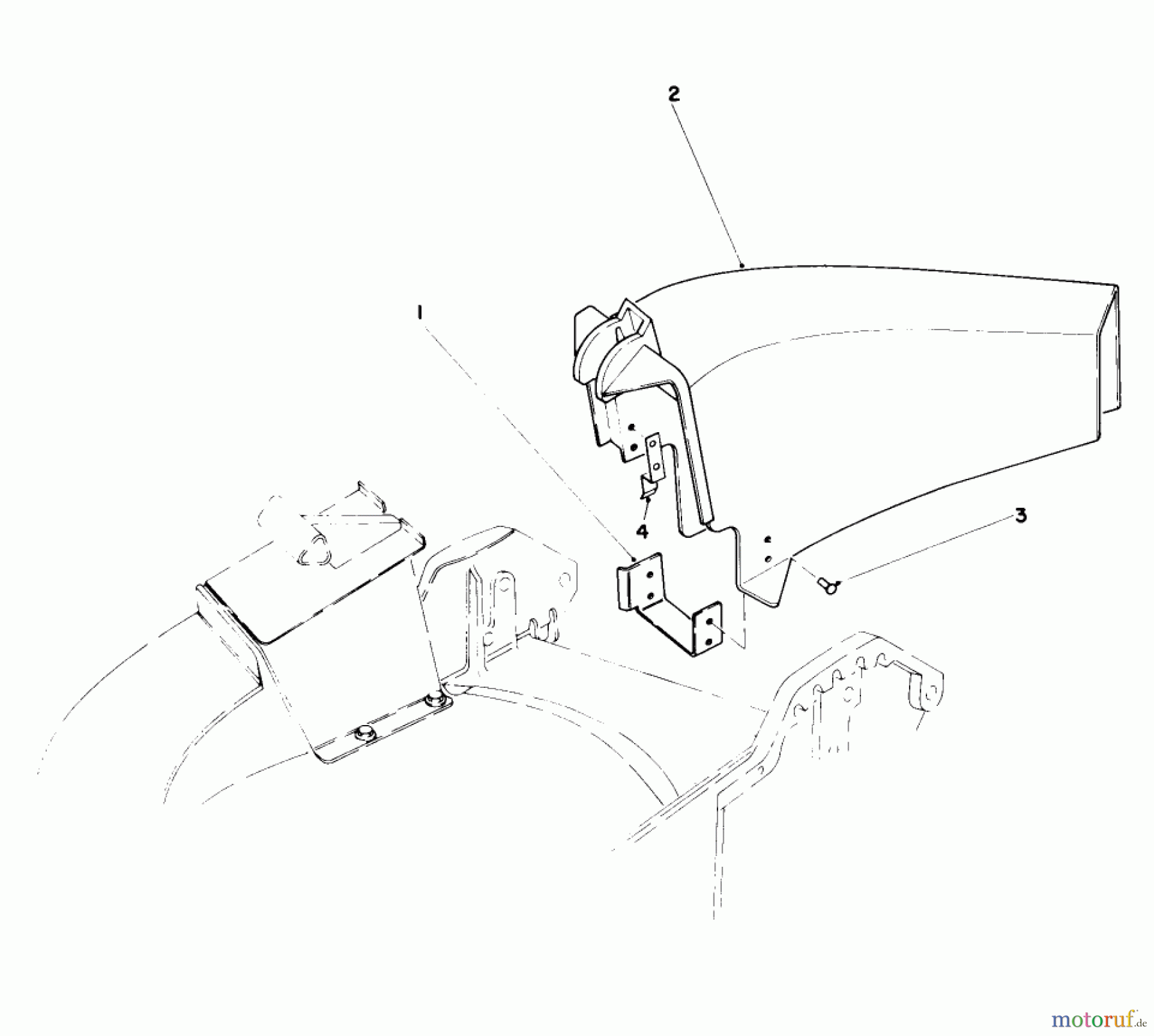  Toro Neu Mowers, Walk-Behind Seite 1 20586 - Toro Lawnmower, 1990 (0000001-0999999) SIDE DISCHARGE KIT NO. 59107 (OPTIONAL)