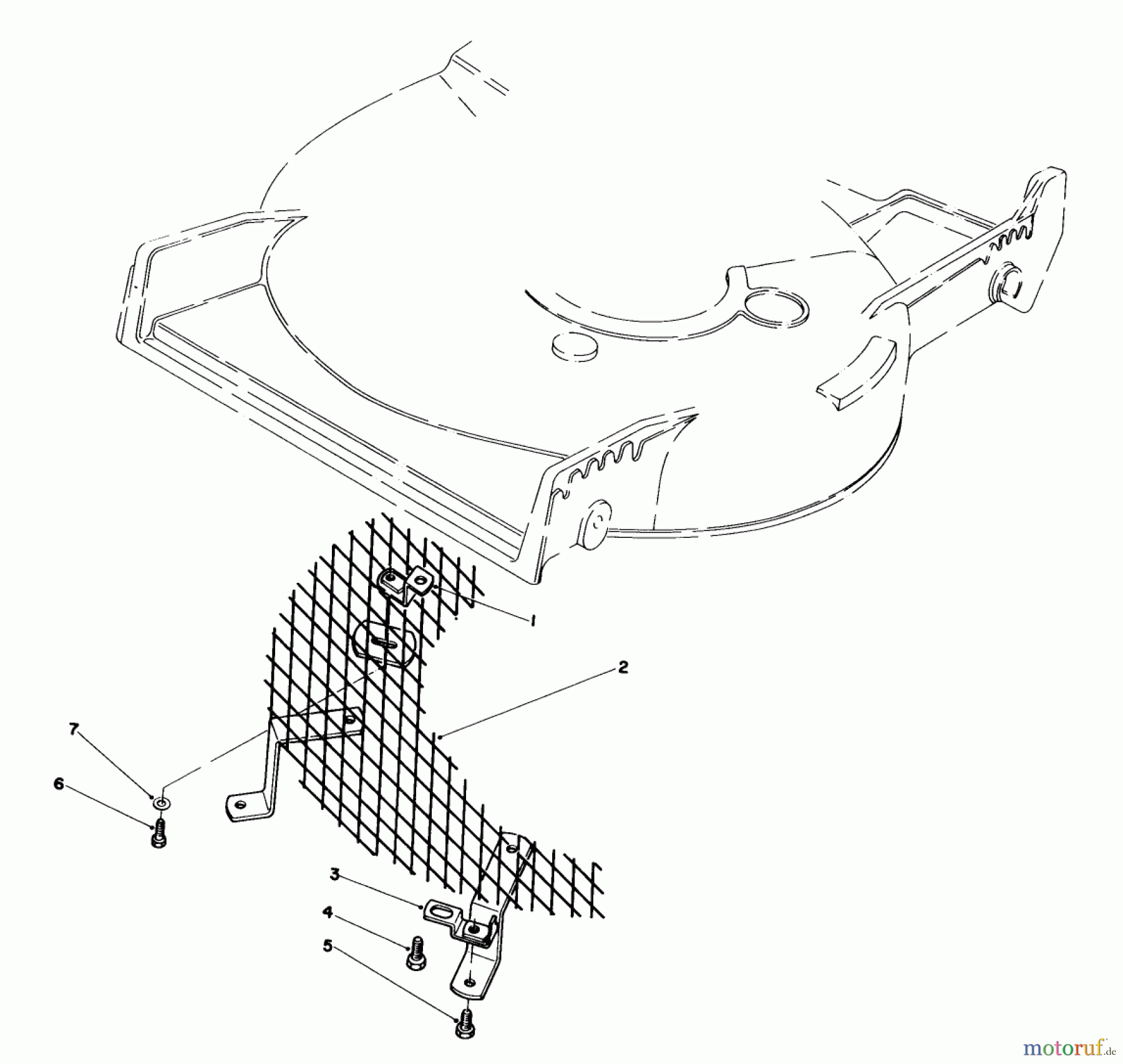  Toro Neu Mowers, Walk-Behind Seite 1 20610 - Toro Lawnmower, 1983 (3000001-3999999) LEAF SHREDDER KIT MODEL NO. 59157 (OPTIONAL)