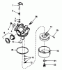 Toro 20675 - Lawnmower, 1986 (6000001-6999999) Ersatzteile CARBURETOR NO.632098