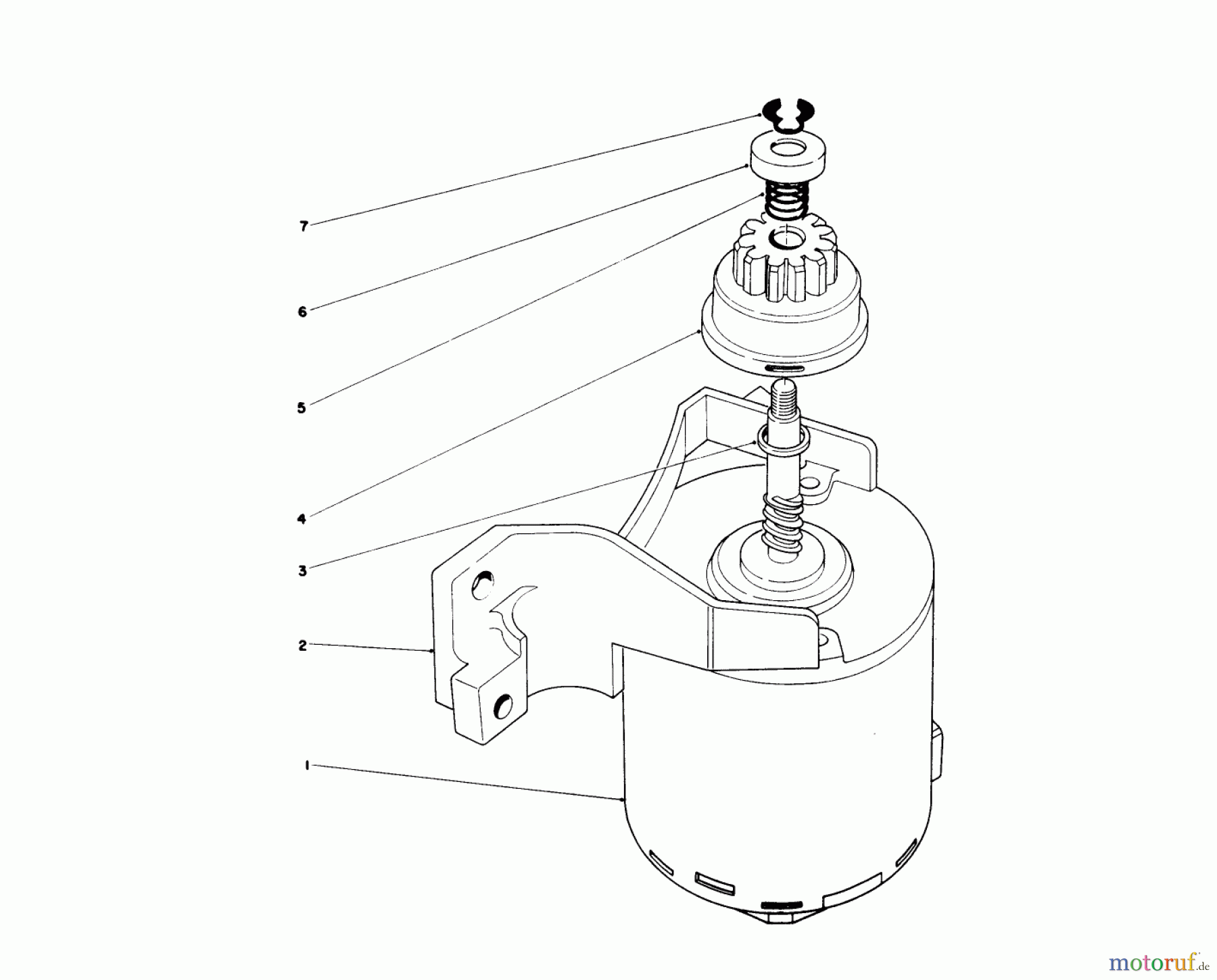  Toro Neu Mowers, Walk-Behind Seite 1 20677 - Toro Lawnmower, 1990 (0002102-0999999) STARTER ASSEMBLY