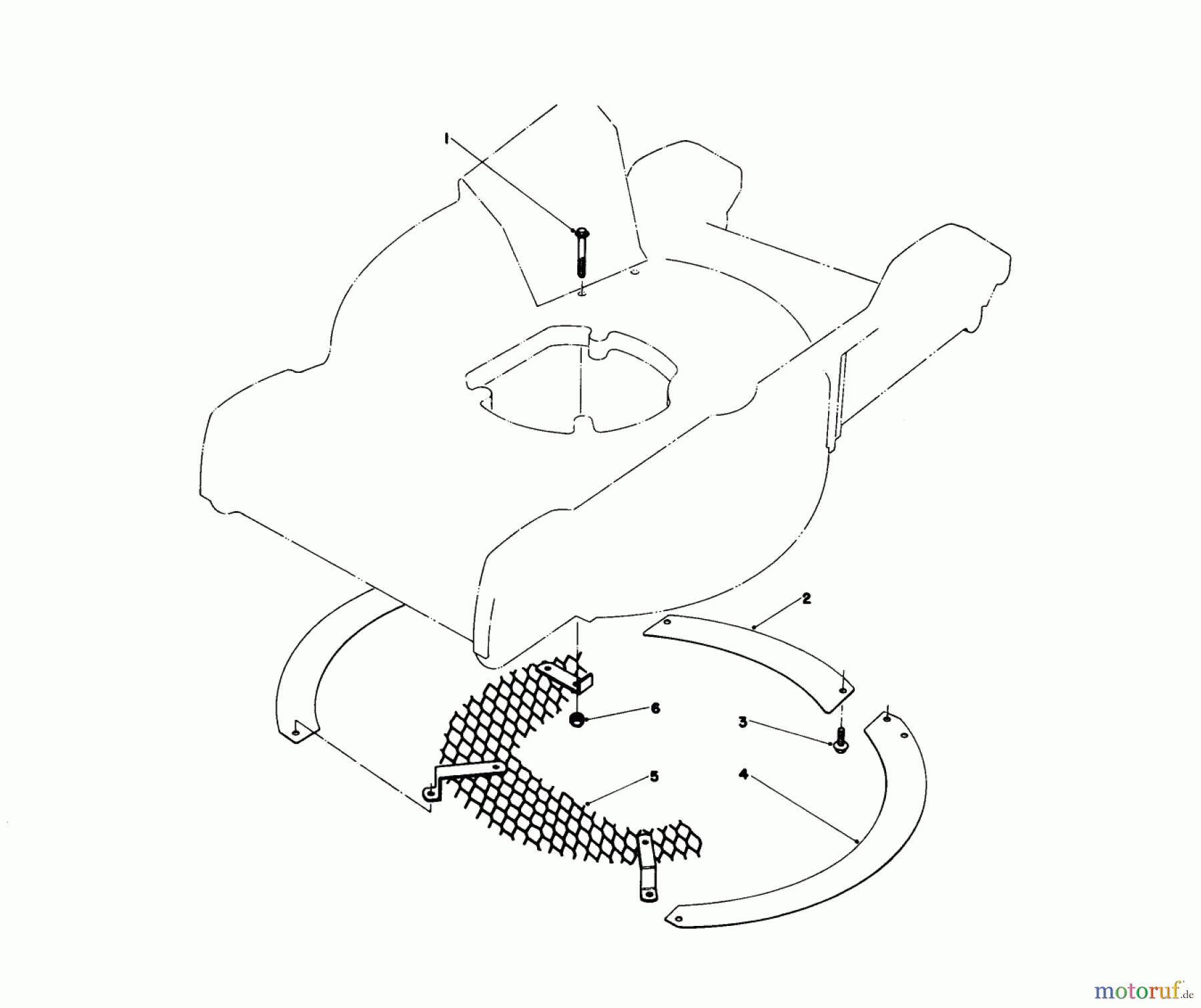  Toro Neu Mowers, Walk-Behind Seite 1 20698 - Toro Lawnmower, 1979 (9000001-9999999) LEAF SHREDDER KIT NO. 37-4120 (OPTIONAL)