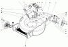 Toro 20698 - Lawnmower, 1981 (1000001-1999999) Ersatzteile HOUSING ASSEMBLY