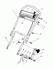 Toro 20745C - Lawnmower, 1988 (8000001-8999999) Ersatzteile HANDLE ASSEMBLY