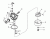 Toro 20762 - Lawnmower, 1982 (2000001-2999999) Ersatzteile CARBURETOR NO. 632050A