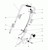 Toro 20762 - Lawnmower, 1982 (2000001-2999999) Ersatzteile HANDLE ASSEMBLY