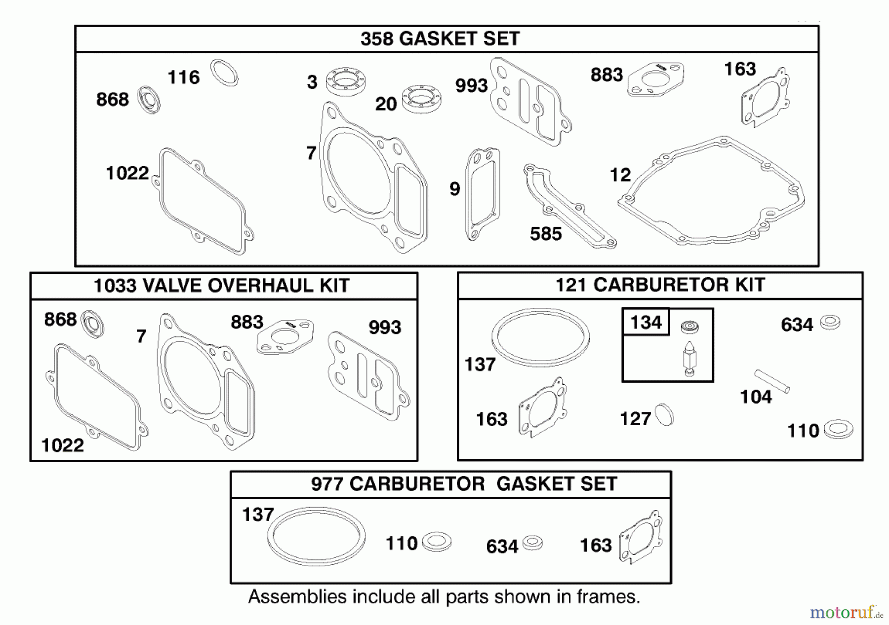  Toro Neu Mowers, Walk-Behind Seite 2 22161 - Toro Recycler Mower, 1998 (8900001-8999999) ENGINE GTS-200 #10