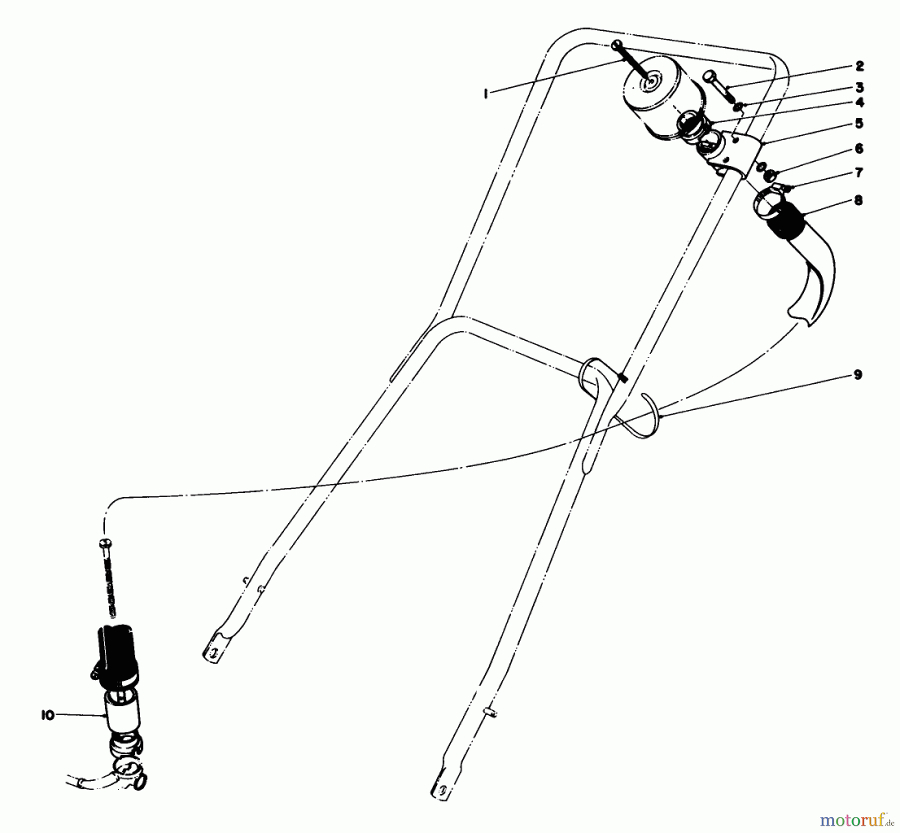  Toro Neu Mowers, Walk-Behind Seite 2 23022 - Toro Lawnmower, 1980 (0000001-0999999) REMOTE AIR CLEANER KIT NO. 28-0580 (OPTIONAL)