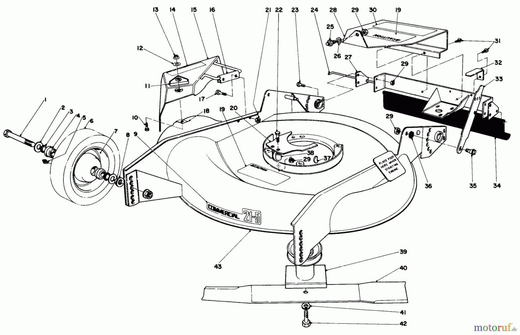  Toro Neu Mowers, Walk-Behind Seite 2 23158 - Toro Lawnmower, 1983 (3000001-3999999) HOUSING ASSEMBLY