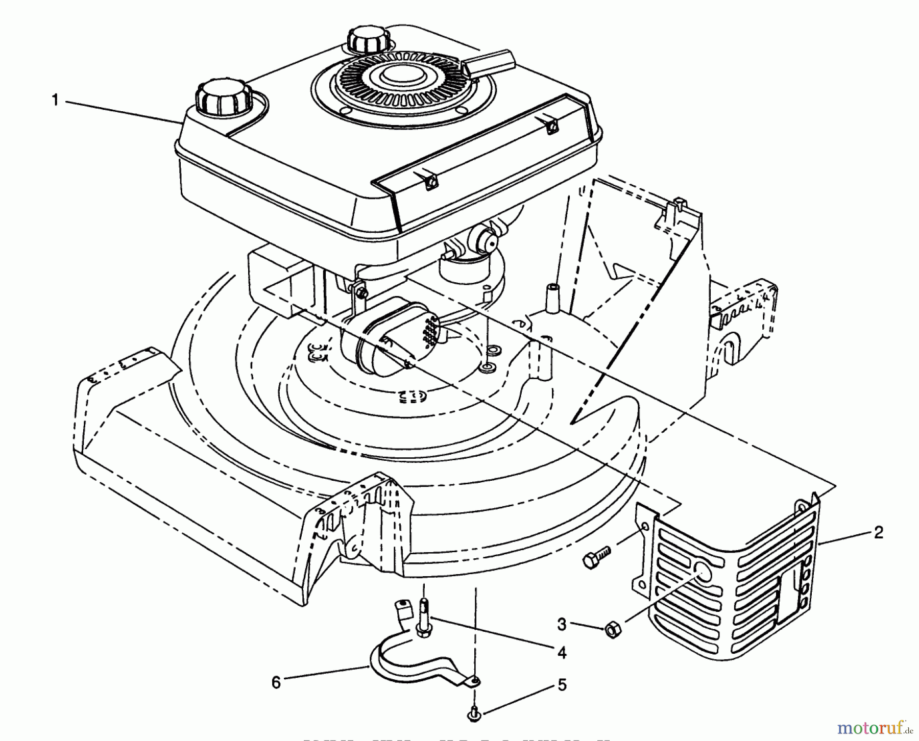  Toro Neu Mowers, Walk-Behind Seite 2 26642 - Toro Lawnmower, 1989 (9000001-9999999) ENGINE ASSEMBLY