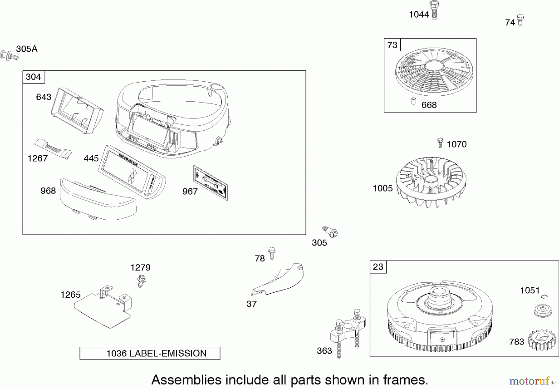  Toro Neu Mowers, Zero-Turn 74353 (Z480) - Toro TimeCutter Z480 Riding Mower, 2006 (260000001-260999999) BLOWER HOUSING ASSEMBLY BRIGGS AND STRATTON 31H777-0168-E1