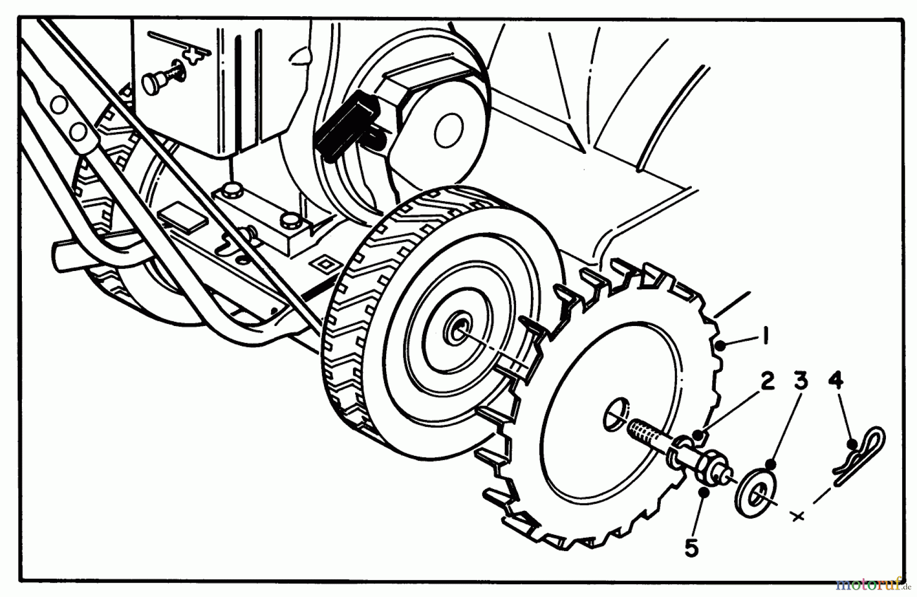  Toro Neu Snow Blowers/Snow Throwers Seite 1 31303 - Toro Snowhound, 1973 (3000001-3999999) TRACTION DISC KIT MODEL NO. 11-9780