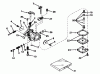 Toro 31411 - Snow Pup, 1968 (8000001-8999999) Ersatzteile CARBURETOR MODEL NO. 631394