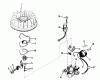 Toro 31660 (526) - 526 Snowthrower, 1972 (2000001-2999999) Ersatzteile MAGNETO ASSEMBLY MODEL NO. 610694A