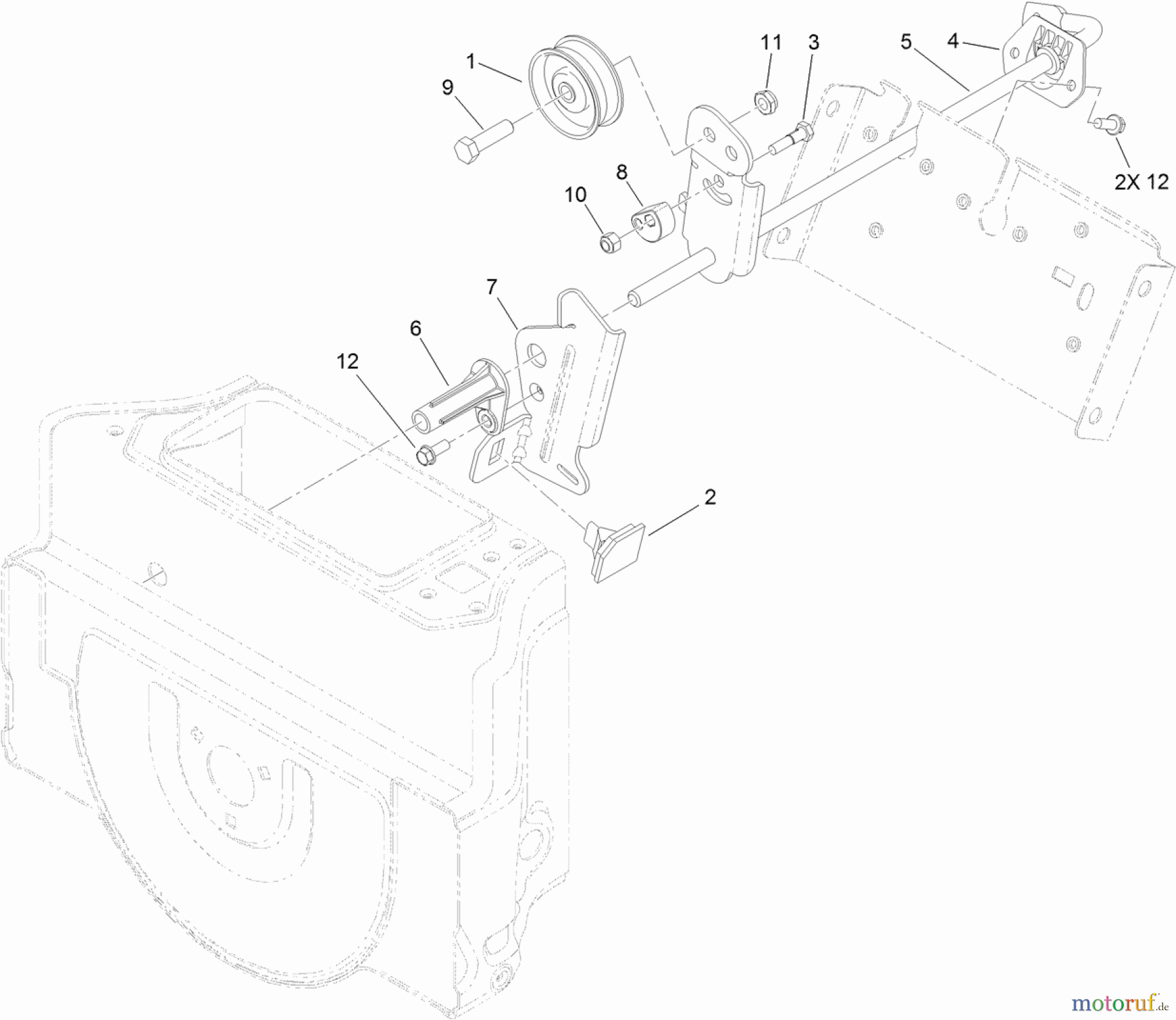  Toro Neu Snow Blowers/Snow Throwers Seite 1 37772 - Toro Power Max 826 OE Snowthrower, 2013 (SN 313000001-313999999) IMPELLER DRIVE ASSEMBLY