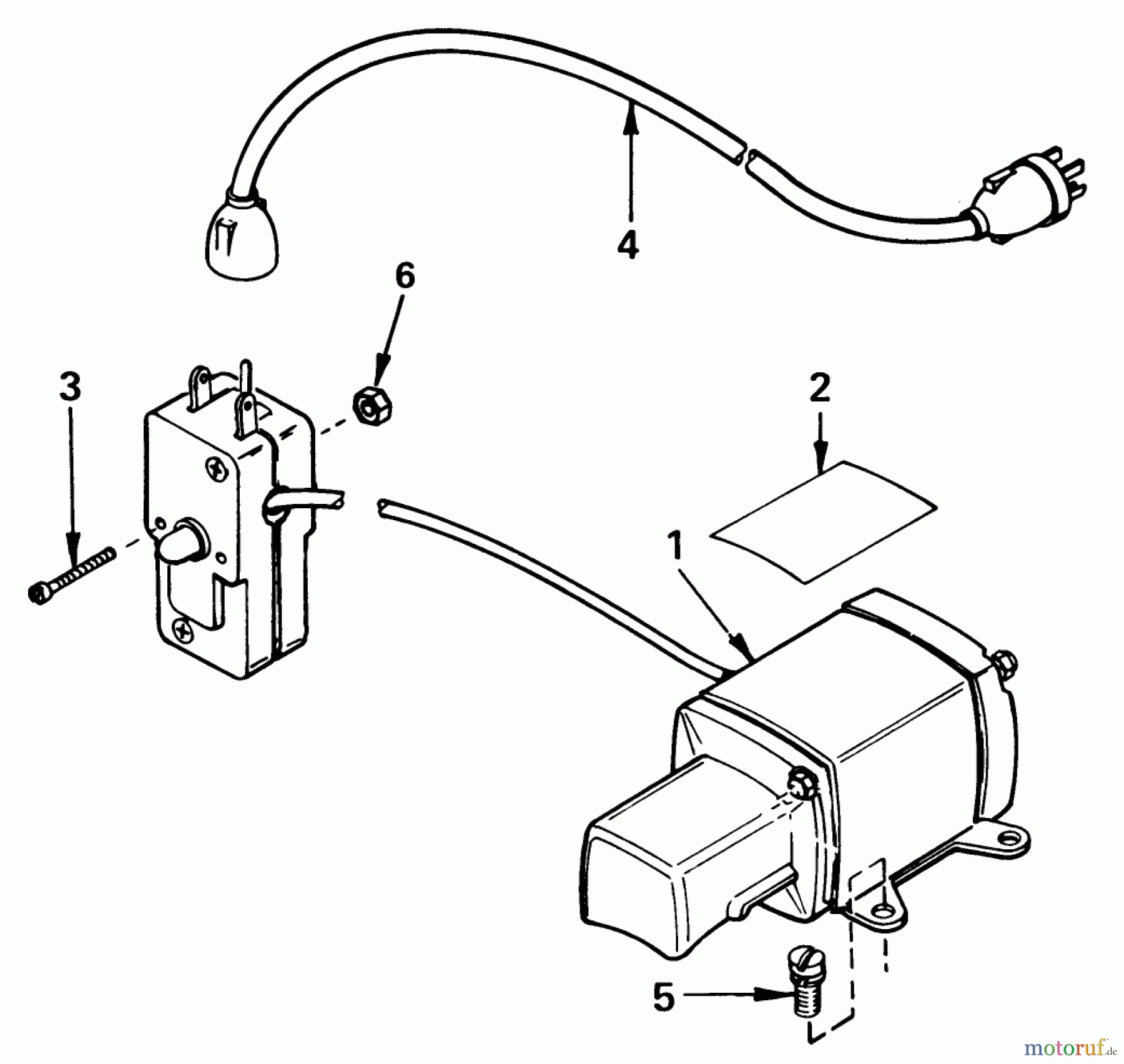  Toro Neu Snow Blowers/Snow Throwers Seite 1 38010 (421) - Toro 421 Snowthrower, 1981 (1000001-1999999) STARTER MOTOR KIT MODEL 23-3790