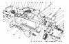 Toro 38025 (1800) - 1800 Power Curve Snowthrower, 1991 (1200001-1999999) Ersatzteile HOUSING & ROTOR ASSEMBLY