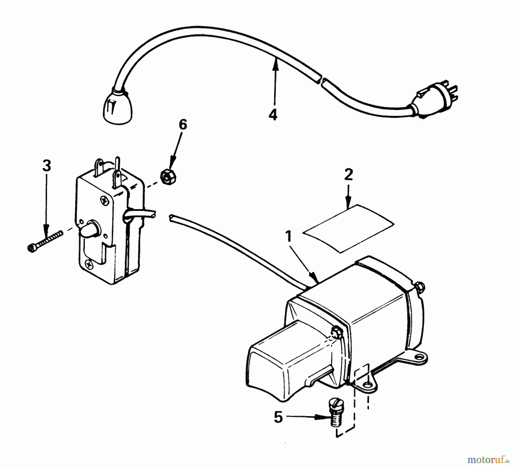  Toro Neu Snow Blowers/Snow Throwers Seite 1 38035 (3521) - Toro 3521 Snowthrower, 1984 (4000001-4999999) STARTER MOTOR KIT MODEL 23-3790 (OPTIONAL)