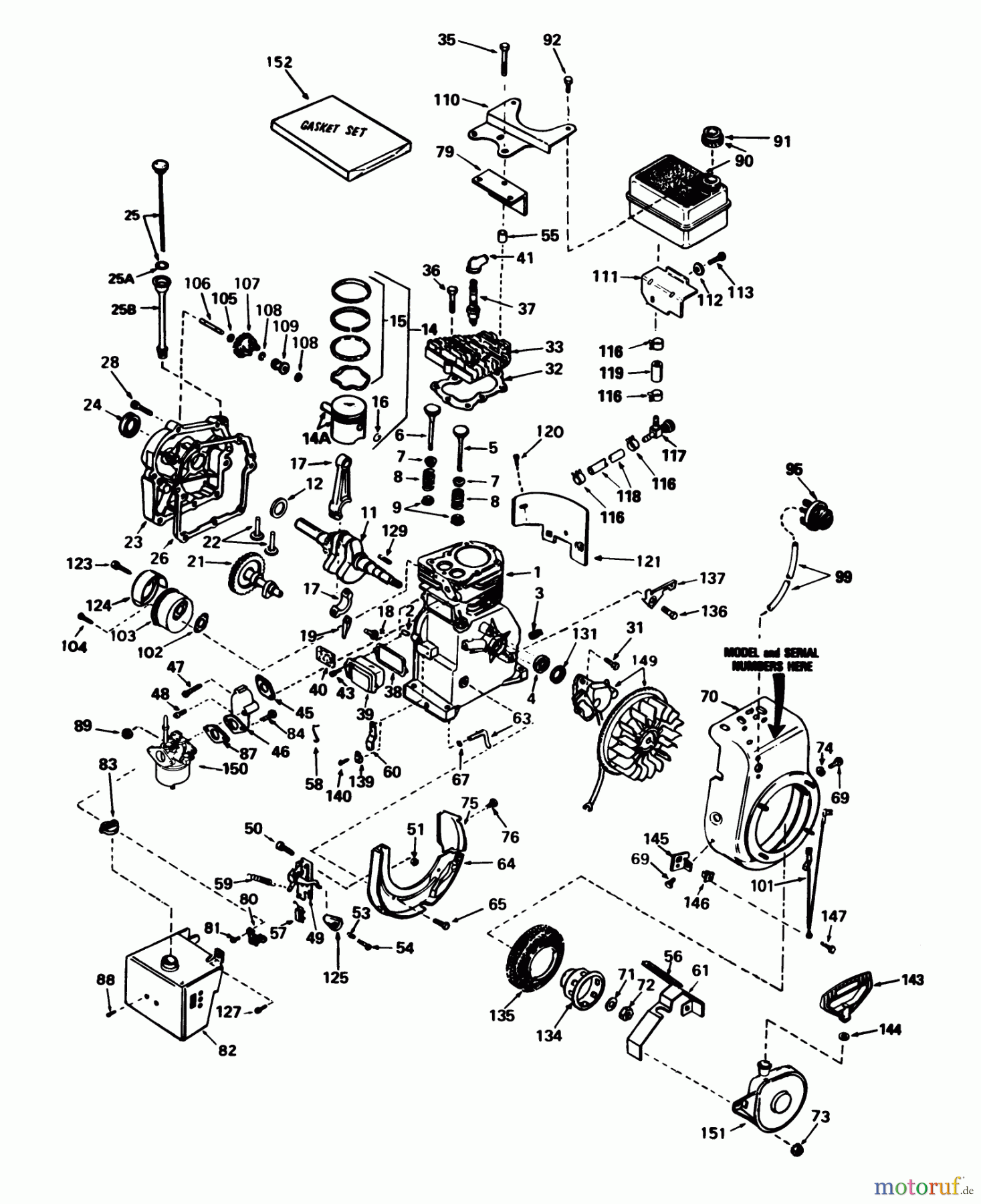  Toro Neu Snow Blowers/Snow Throwers Seite 1 38035 (3521) - Toro 3521 Snowthrower, 1985 (5000001-5999999) ENGINE TECUMSEH MODEL H35-4559OP