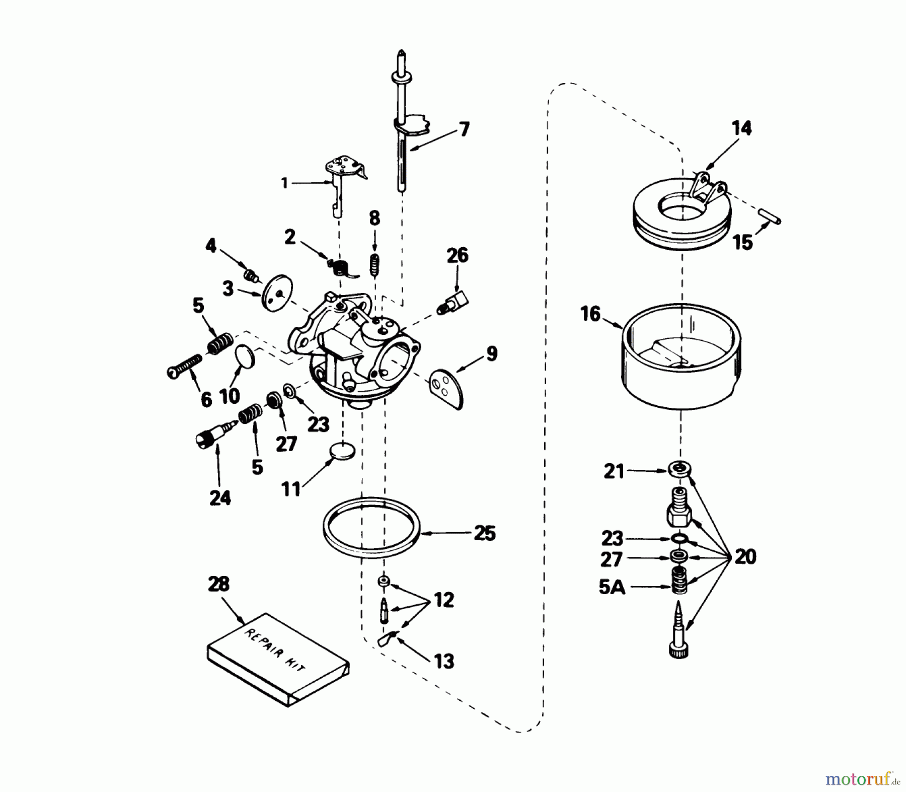  Toro Neu Snow Blowers/Snow Throwers Seite 1 38035 (3521) - Toro 3521 Snowthrower, 1987 (7000001-7999999) CARBURETOR NO. 632378