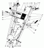 Toro 38035 (3521) - 3521 Snowthrower, 1988 (8000001-8999999) Ersatzteile HANDLE ASSEMBLY