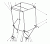 Toro 38040 (524) - 524 Snowthrower, 1978 (8000001-8999999) Ersatzteile SNOW CAB ASSEMBLY MODEL 12-8100