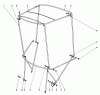 Toro 38050 (724) - 724 Snowthrower, 1984 (4000001-4999999) Ersatzteile SNOW CAB ASSEMBLY MODEL 42-3380 (OPTIONAL)