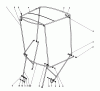 Toro 38045 (524) - 524 Snowthrower, 1980 (0000001-0999999) Ersatzteile SNOW CAB ASSEMBLY MODEL 12-8100