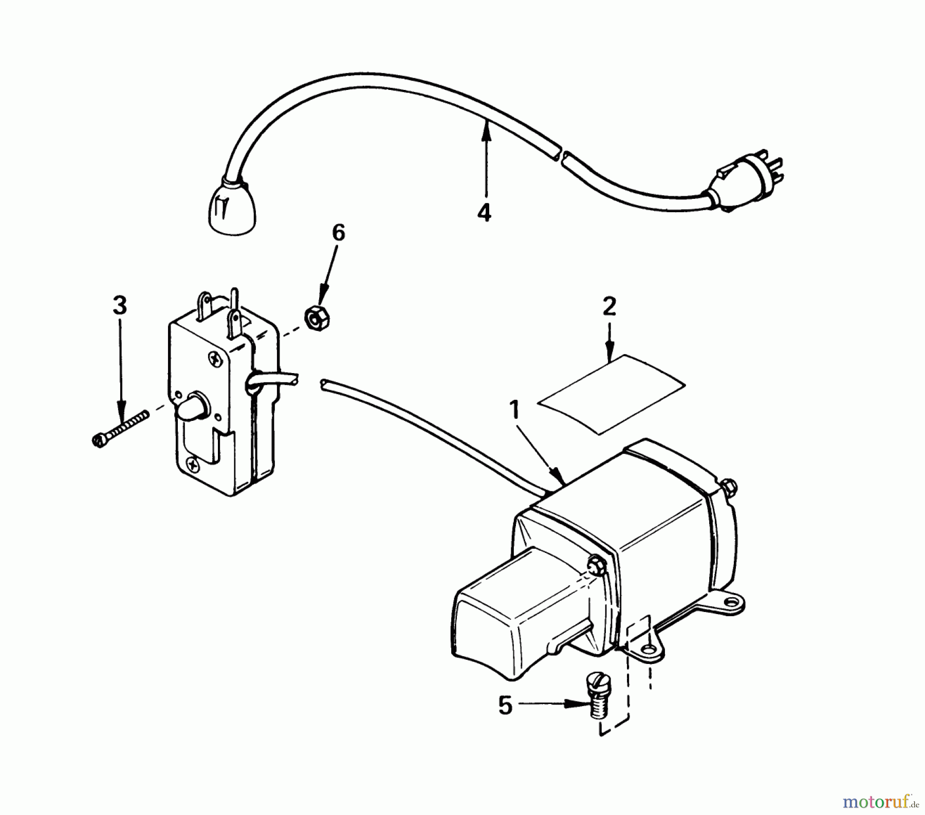  Toro Neu Snow Blowers/Snow Throwers Seite 1 38052 (521) - Toro 521 Snowthrower, 1985 (5000001-5999999) STARTER MOTOR KIT MODEL 23-3790