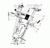 Toro 38052 (521) - 521 Snowthrower, 1987 (7000001-7999999) Ersatzteile HANDLE ASSEMBLY