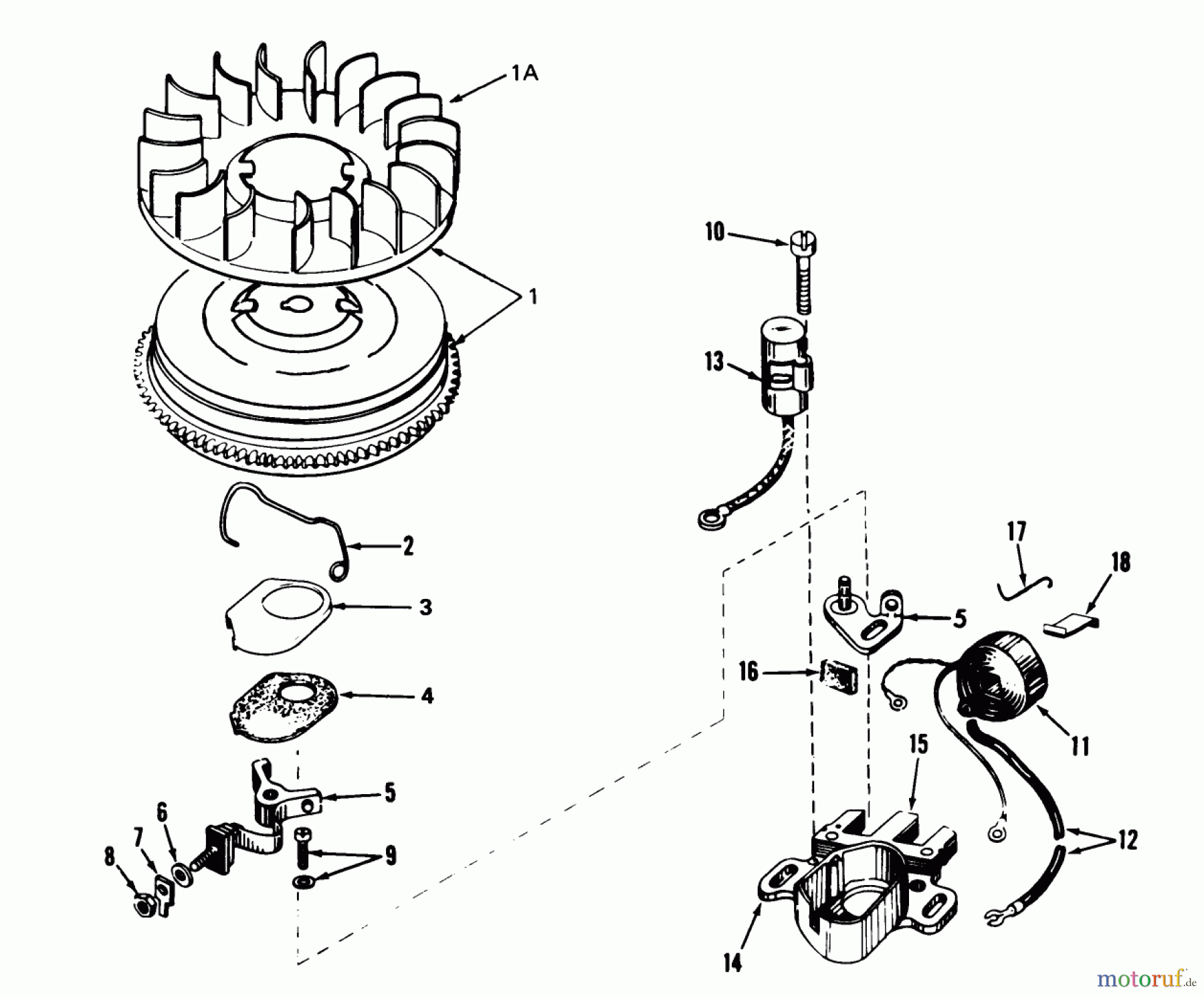  Toro Neu Snow Blowers/Snow Throwers Seite 1 38080 (824) - Toro 824 Snowthrower, 1979 (9000001-9999999) MAGNETO NO. 610848