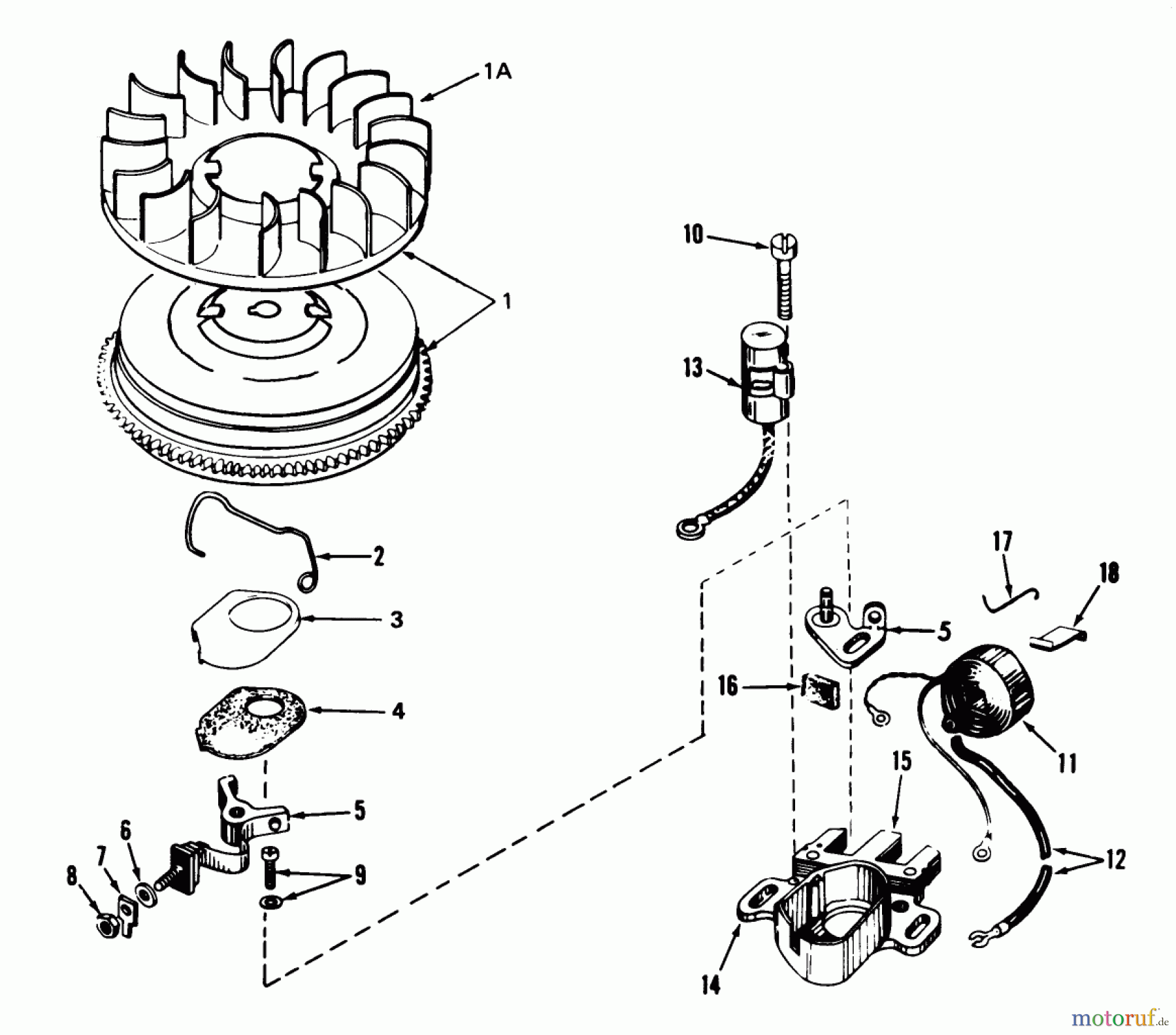  Toro Neu Snow Blowers/Snow Throwers Seite 1 38085 (824) - Toro 824 Snowthrower, 1981 (1000001-1999999) MAGNETO NO. 610848