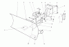 Toro 38150 (826) - 826 Snowthrower, 1986 (6000001-6999999) Ersatzteile GRADER BLADE ASSEMBLY MODEL NO. 59099 (OPTIONAL)