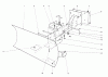 Toro 38160 (1132) - 1132 Snowthrower, 1980 (0000001-0999999) Ersatzteile GRADER BLADE ASSEMBLY MODEL 59099