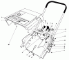 Toro 38162 (S-620) - S-620 Snowthrower, 1988 (8000001-8999999) Ersatzteile SHROUD & HANDLE ASSEMBLY