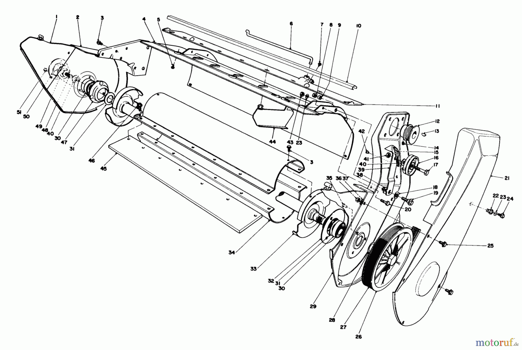  Toro Neu Snow Blowers/Snow Throwers Seite 1 38162 (S-620) - Toro S-620 Snowthrower, 1990 (0000001-0999999) LOWER MAIN FRAME ASSEMBLY