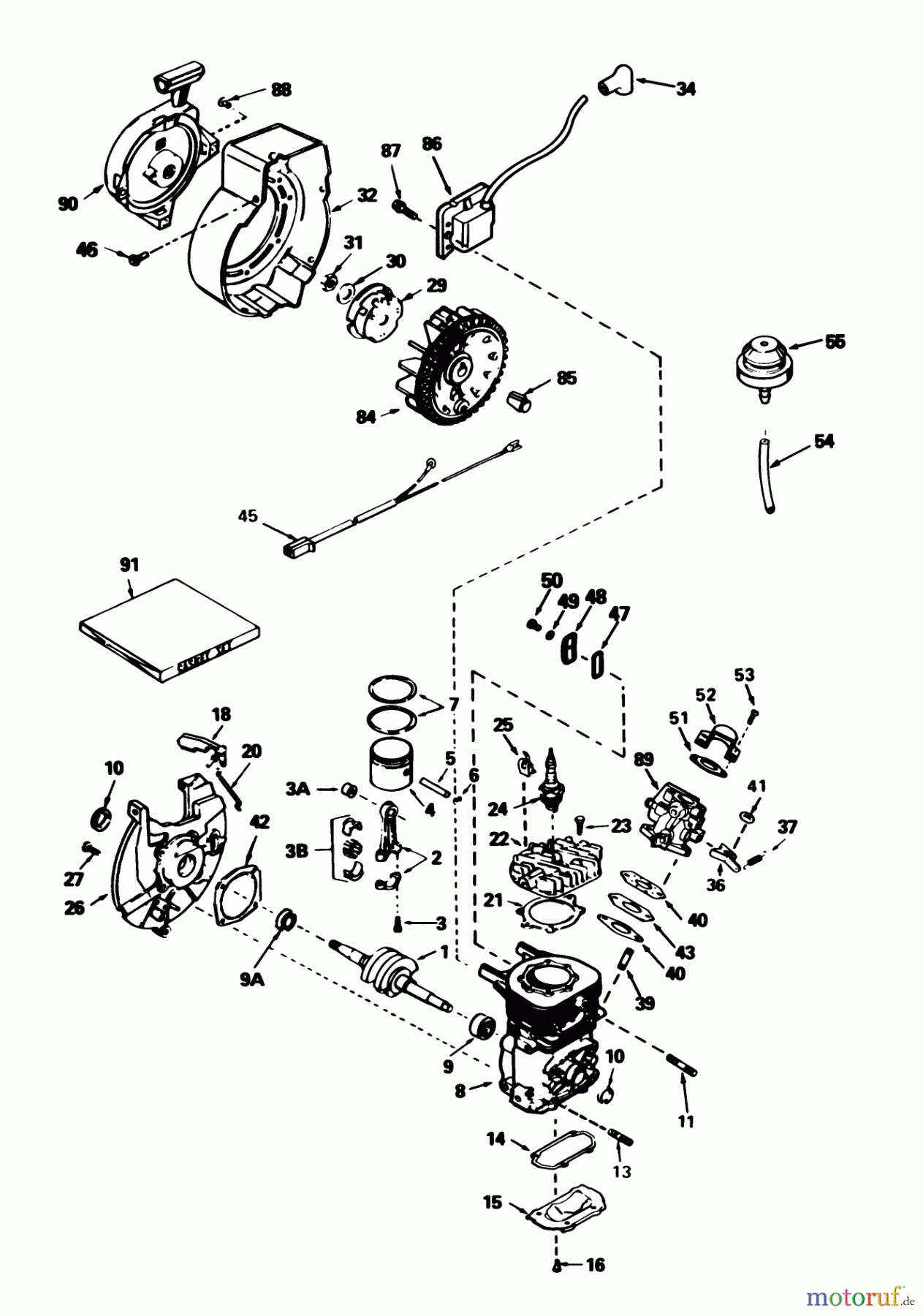  Toro Neu Snow Blowers/Snow Throwers Seite 1 38165 (S-620) - Toro S-620 Snowthrower, 1985 (5000001-5010000) ENGINE TECUMSEH MODEL NO. AH-600 TYPE 1622