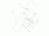 Toro 38170 - CCR Powerlite Snowthrower, 1998 (8900001-8999999) Ersatzteile HANDLE ASSEMBLY