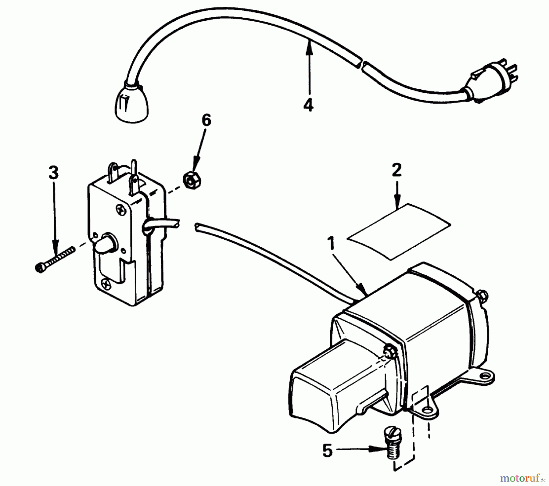  Toro Neu Snow Blowers/Snow Throwers Seite 1 38240 (421) - Toro 421 Snowthrower, 1979 (9000001-9999999) STARTER MOTOR KIT MODEL 23-3790