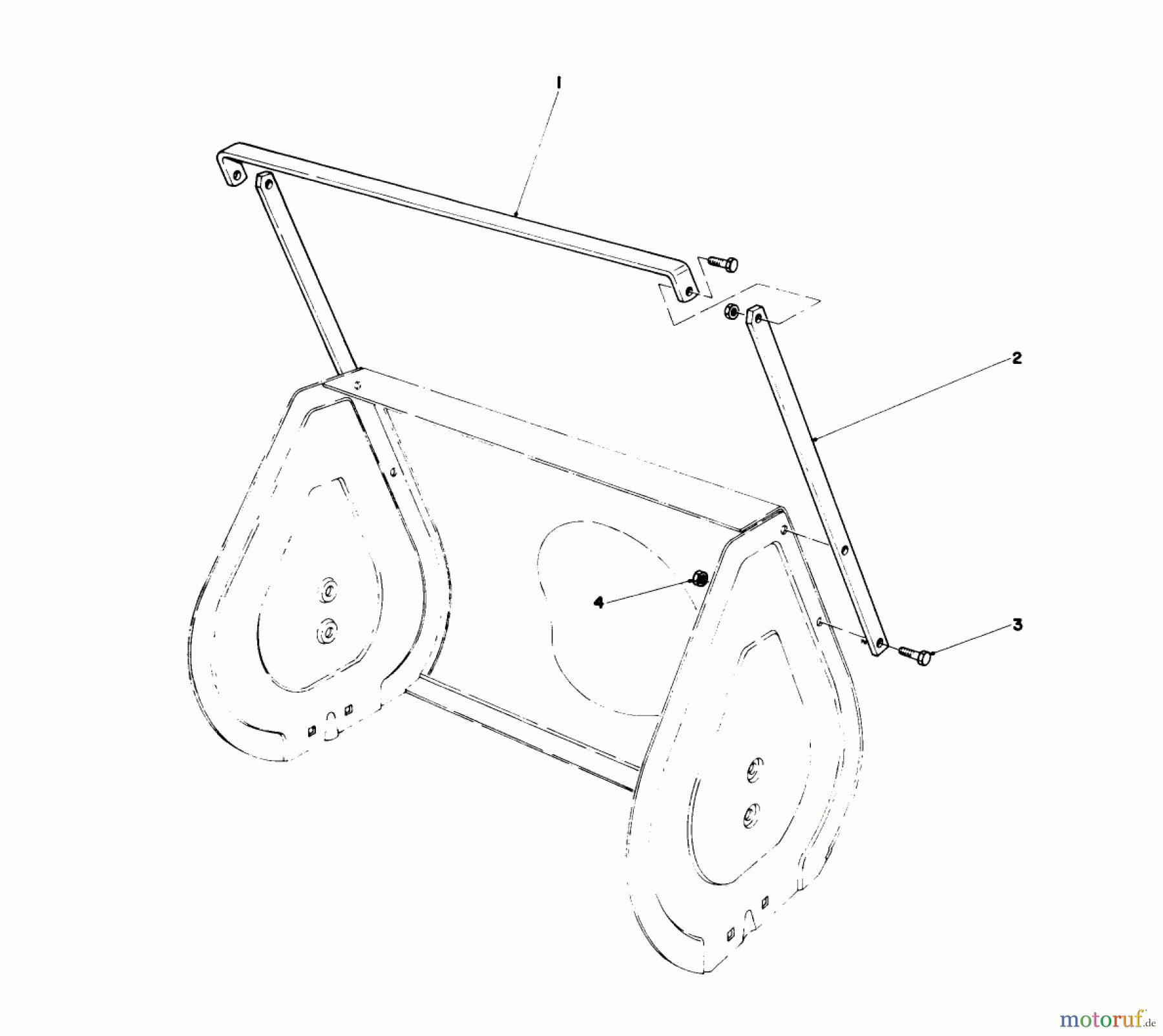  Toro Neu Snow Blowers/Snow Throwers Seite 1 38250 (421) - Toro 421 Snowthrower, 1980 (0000001-0999999) DRIFT BREAKER KIT NO. 37-7020