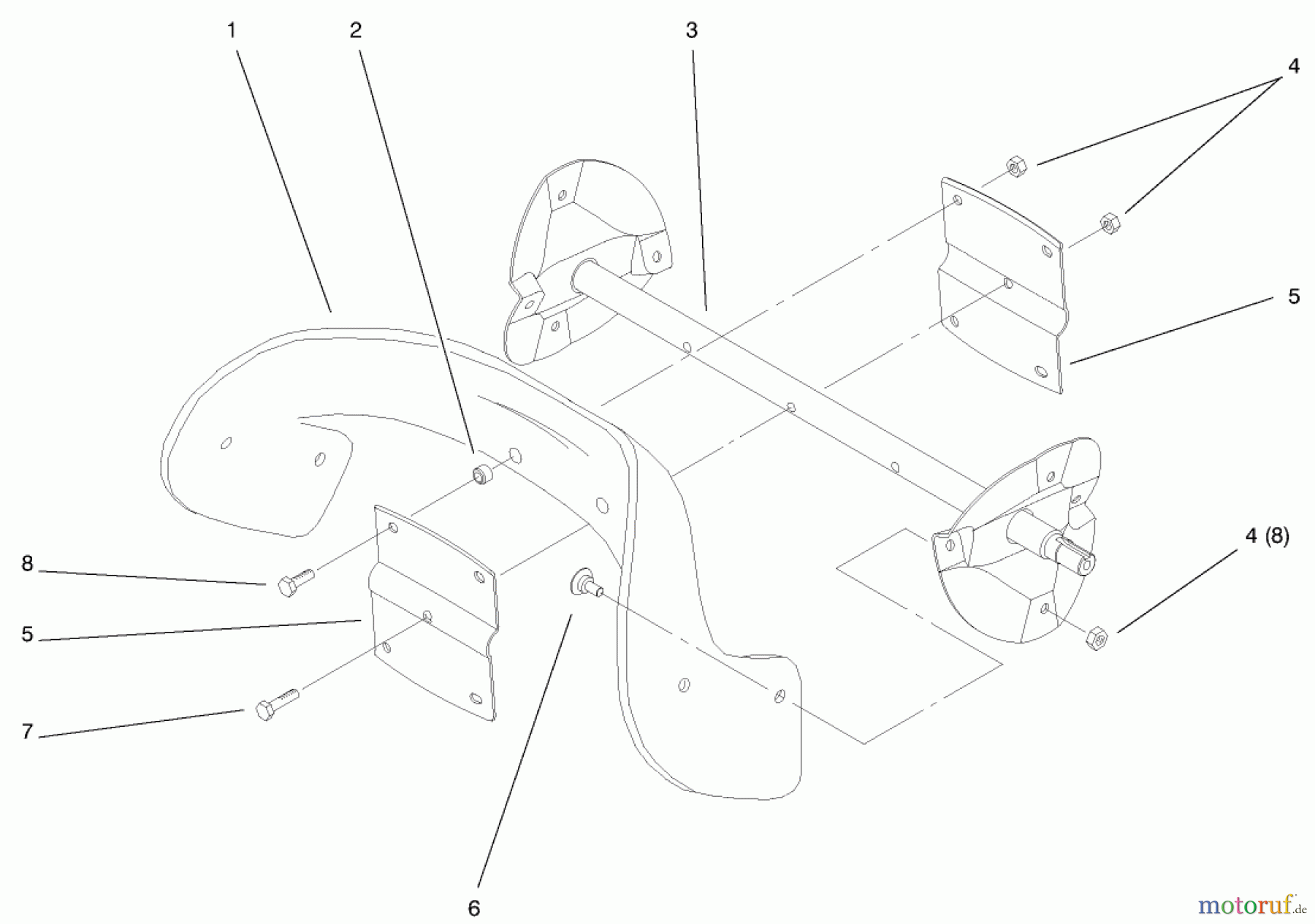  Toro Neu Snow Blowers/Snow Throwers Seite 1 38413 (2450) - Toro CCR 2450 Snowthrower, 2000 (000000001-000999999) IMPELLER ASSEMBLY