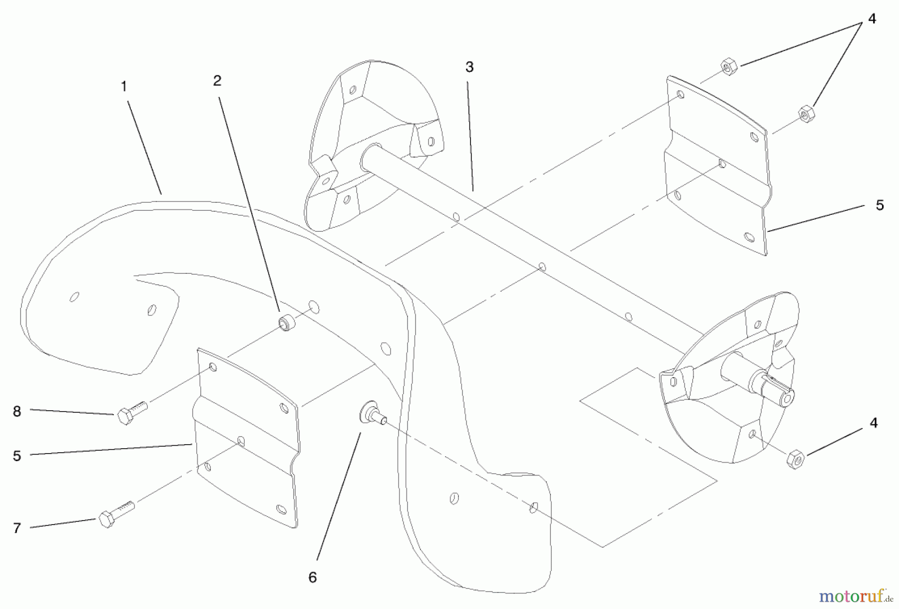  Toro Neu Snow Blowers/Snow Throwers Seite 1 38415 (2400) - Toro CCR 2400 Snowthrower, 1997 (7900001-7999999) ROTOT ASSEMBLY