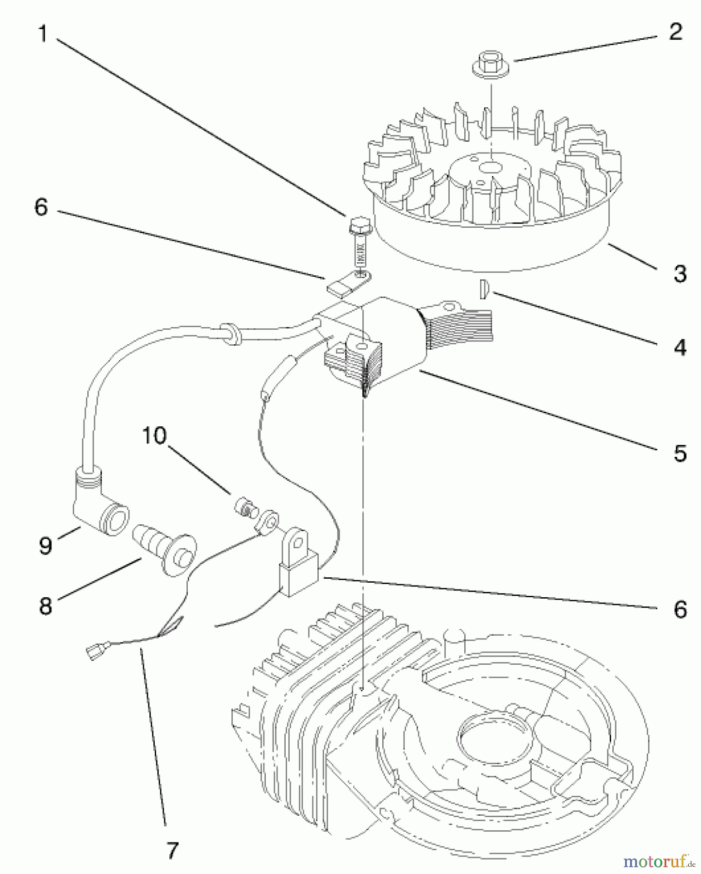  Toro Neu Snow Blowers/Snow Throwers Seite 1 38435 (3000) - Toro CCR 3000 Snowthrower, 1998 (8900001-8999999) ENGINE ASSEMBLY (MODEL NO. 38435 & 38436) #2