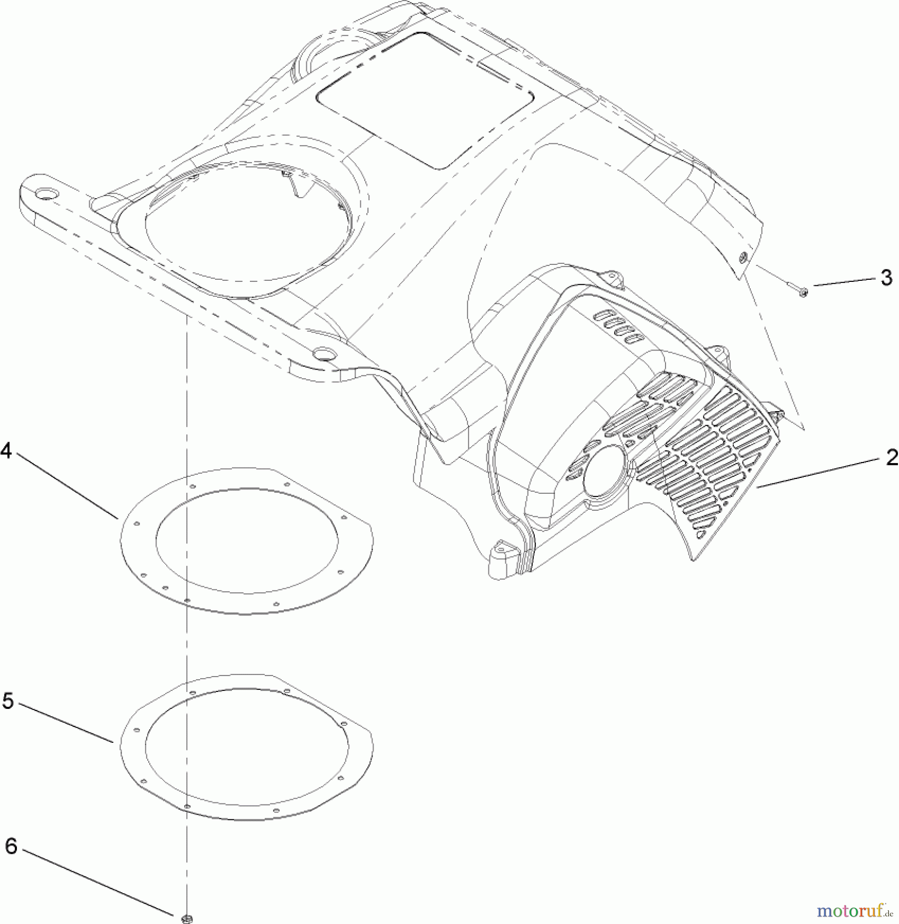  Toro Neu Snow Blowers/Snow Throwers Seite 1 38515 (2450) - Toro CCR 2450 GTS Snowthrower, 2007 (270010001-270999999) UPPER SHROUD ASSEMBLY NO. 110-2187