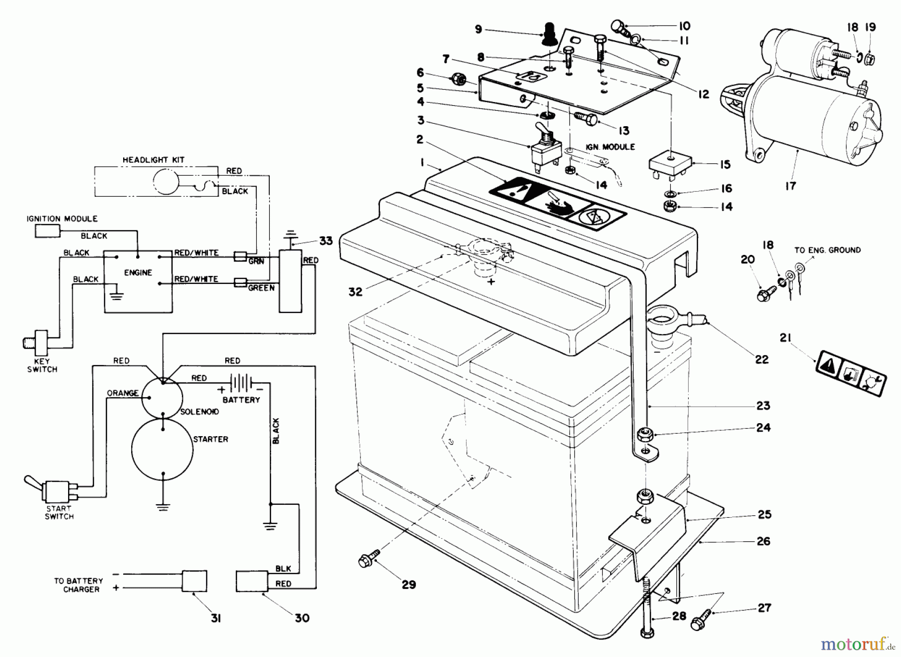  Toro Neu Snow Blowers/Snow Throwers Seite 1 38525 (724) - Toro 724 Power Shift Snowthrower, 1989 (9000001-9999999) 12 VOLT STARTER MOTOR KIT NO. 68-7250 (OPTIONAL)