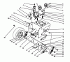 Toro 38543 (824) - 824 Power Shift Snowthrower, 1994 (4900001-4999999) Ersatzteile TRACTION DRIVE ASSEMBLY