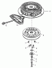 Toro 38559 (1028) - 1028 Power Shift Snowthrower, 2004 (240000001-240999999) Ersatzteile REWIND STARTER ASSEMBLY NO. 590749 TECUMSEH HMSK-80 155723