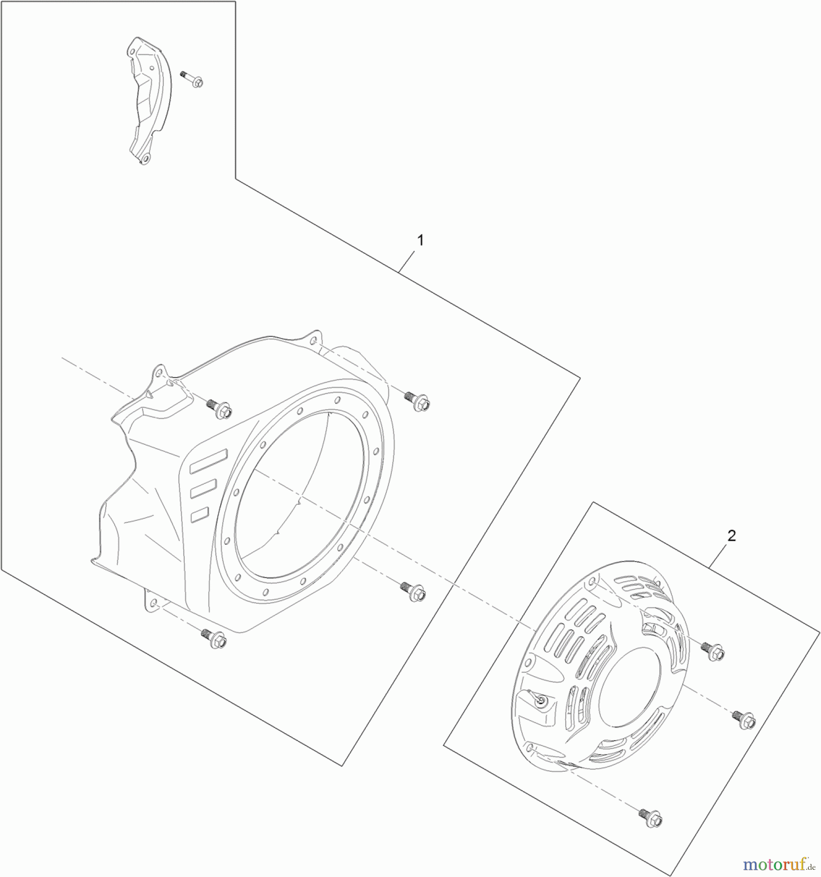  Toro Neu Snow Blowers/Snow Throwers Seite 1 38567 (6053 R) - Toro CCR 6053 R Quick Clear Snowthrower, 2013 (SN 313000001-313001999) ENGINE ASSEMBLY NO. 3