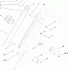 Toro 38569 (6053 ES) - CCR 6053 ES Quick Clear Snowthrower, 2013 (SN 313000001-313001999) Ersatzteile HANDLE CHUTE CONTROL ASSEMBLY