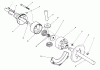 Toro 38570 (828) - 828 Power Shift Snowthrower, 1990 (0000001-0999999) Ersatzteile DIFFERENTIAL KIT MODEL NO. 38038 (OPTIONAL)